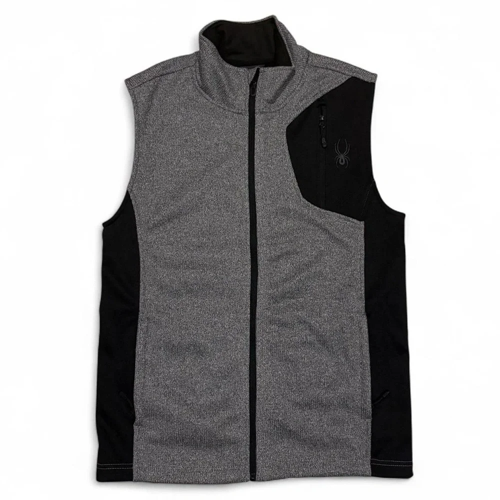Spyder textured fleece vest